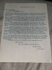 Antique 1904 Correspondence to Hillman Hotel in Birmingham AL Alabama History picture