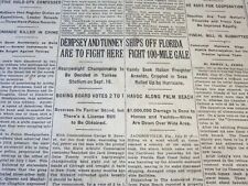 1926 JULY 28 NEW YORK TIMES - DEMPSEY & TUNNEY ARE TO FIGHT HERE - NT 6595 picture