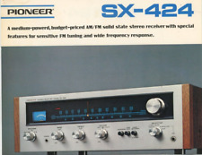 Vintage Pioneer SX-424 Receiver 1 Sheet Brochure picture