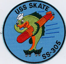 USS Skate SS 305 -  Fish w/ Torpedo Thumbing Nose 5 inch Fully Emb B774 picture