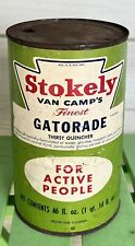 60's Stokely Van Camp's GATORADE 46oz Steel Can Bottle Energy Drink RARE Vintage picture