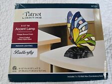 NEW Patriot Butterfly Tiffany Style Glass Shape 8 1/2