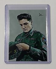 Elvis Presley Limited Edition Artist Signed United States Army Trading Card 2/10 picture