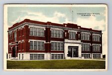 Robinson IL-Illinois, Township High School, Antique, Vintage c1916 Postcard picture