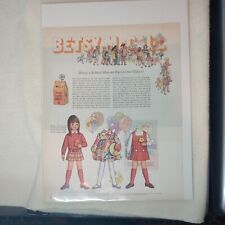 Betsy McCall's School has an Eat-In for UNICEF paper doll page 50 1969 picture