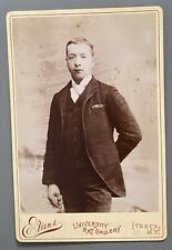 1900s Cornell University Phil Lewis Cabinet Card MLB Baseball Brooklyn Superbas picture