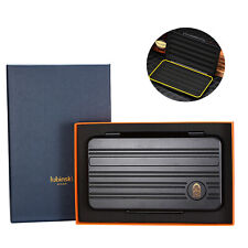 Lubinski Travel Humidor 5 Tube Cigars Case Luxury Metal Tobacco Box Portable Set picture