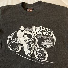 Harley-Davidson T-Shirt Youth Boys Small Gray Orange Motorcycles Kids Florida picture