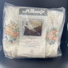 St. Mary’s Blanket Twin Full Needlepoint Grandmacore Vintage Sealed Fieldcrest picture