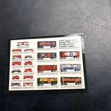 Jb26 Lionel Legendary Trains 1997 Duocards #48 Boxcars 6464 1953 Ad picture