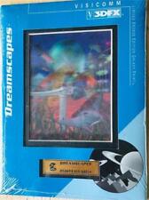 VISICOMM 3D FX ~ DREAMSCAPES~ ATLANTIS ~ LIMITED BRONZE GALAXY PRINT ~NEW SEALED picture