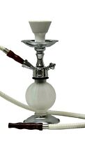 11 Inch Inhale®️Mini Pumpkin SmallHookah With A Glass Vase In A Box WHITE COLOR picture