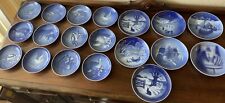 HUGE LOT OF 19 VINTAGE Bing & Grondahl B&G Christmas/ MOTHERS DAY Plates picture