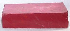 5 Pound 2.8 Ounce 2346 Gram Solid Coral Color Resin Block Cab Carving Rough SB1 picture