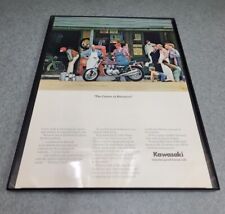  1974 Kawasaki Z-1 Motorcycle Print-Ad 