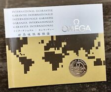 OMEGA Certificate Guarantee Booklet 1970's Speedmaster 321 Seamaster 300 picture