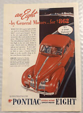 Vintage 1939 Pontiac Eight Print Ad - Full Page - It’s A Great Performer picture