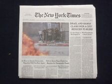 2023 NOVEMBER 10 NEW YORK TIMES -ISRAEL & HAMAS CLASH OVER CITY REDUCED TO RUINS picture