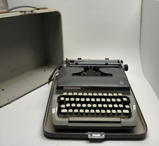 VINTAGE 1966 Remington Mark II Typewriter: Original case Made in Germany WORKING picture