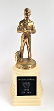 Oregon Journal Newspaper 1958 Trophy Award Carrier Of The Year Jim Lewis Vintage picture