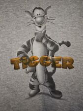 Vintage Tigger Disney Store Large Womens Gray Graphic Logo Sweatshirt picture