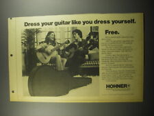 1974 Hohner Contessa HG-01 Folk Guitar and HG-14 Classical guitar Advertisement picture