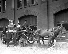 1915 Leominster Ma. Fire Department Horse Drawn Pumper Photo  (228-T) picture