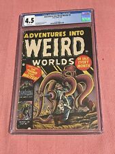 Adventures Into Weird Worlds 3 CGC 4.5, Maneely, Atlas Comics, 1952 picture