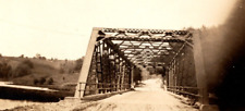 1918-1930 RPPC Nice Steel Bridge Unknown Location VINTAGE Postcard picture