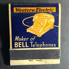Western Electric Hawthorne Works Bell Telephone Matchbook c1930's-40's (#7) picture