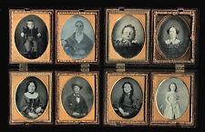 [8] Ninth-Plate Daguereotypes in 2 Union Cases 7477(x) Lot picture
