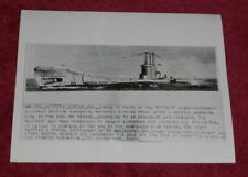 1951 Press Photo Royal Navy Submarine HMS Affray Goes Missing In English Channel picture
