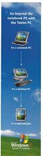2004 Microsoft Windows XP Tablet PC Edition Notebook Retro Print Ad/Poster picture