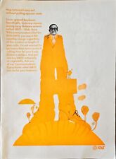 1969 Vintage AT&T Phone Comp Long Distance Print Ad - Branch Way Out WATS picture
