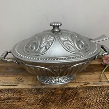 LENOX - Butlers Pantry Metal Serveware - 3 Qt Soup Tureen, Lid and Ladle picture