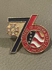 Veterans of Foreign Wars - Get the Spirit Pin - 1976 - Vintage picture