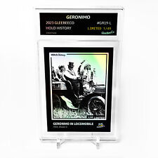 GERONIMO IN LOCOMOBILE Photo Card 2023 GleeBeeCo Holo History #GR19-L /49 Made picture