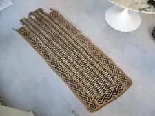 Fabulous Old Kuba Bark Cloth Textile AFRICAN Tribal Man's Royal Overskirt picture