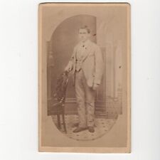 Antique Carte De Visite CDV Card Photograph Gentleman Standing Portrait J.Conrad picture