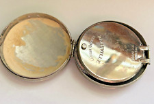 vtg 1924 Deauville Richard Hudnut silver art deco powder COMPACT antique mirror picture