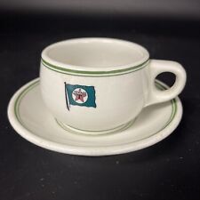 Vintage Branded TEXACO Michigan Oil Tanker Ship Coffee Cup Saucer Mayer China picture