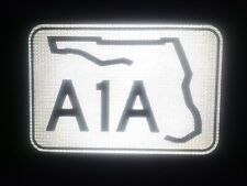 FLORIDA A1A route road sign 18