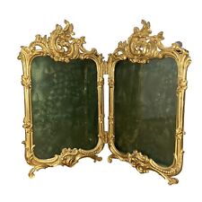 French Double Dore Bronze Picture Frame C. 1905 picture