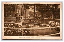 Gibson Park Fountain North East Pennsylvania PA UNP DB Postcard N20 picture