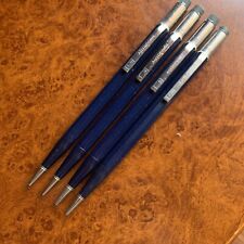Lot of 4 Vintage Dk Blue Autopoint Mechanical Pencils  5-9/16
