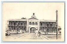 c1920's View Of Custom House Basseterre St. Kitts Caribbean RPPC Photo Postcard picture