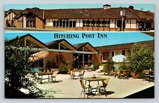 Cheyenne Wyoming Hitching Post Inn Motor Hotel & Restaurant VINTAGE Postcard picture