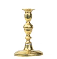 An Early Brass 18th/19th Century Candlestick picture