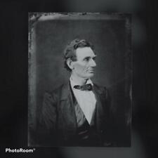 Civil War Sixth Plate 1860 Abraham Lincoln Tintype C2507RP picture