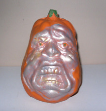 Vintage Todd Masters Style Foam Jack-O-Lantern Halloween Pumpkin Laughs Shakes picture